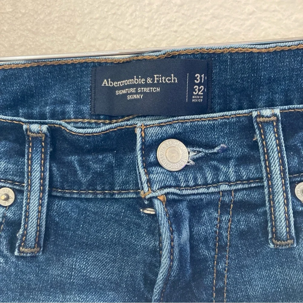 Abercrombie & Fitch Women’s Jeans Signature Strech Skinny 31w 32L - Picture 4 of 16